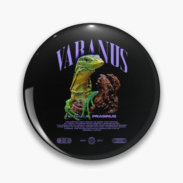 Item preview, Green Tree Monitor Modern Reptile Keeper Streetwear designed and sold by JRRTs.