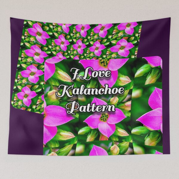 Item preview, Pink Tropical Flowers Pattern designed and sold by Patternflower.