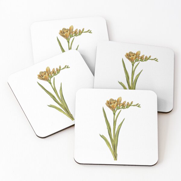 Item preview, Yellow Orange Freesia Flower designed and sold by TasiaZenzura.