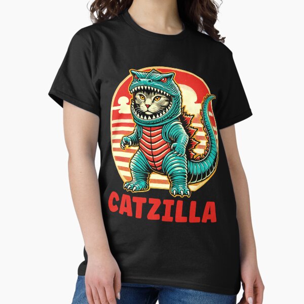 Item preview, Catzilla Cat Lover Cat Mom Cat Dad designed and sold by BlueBerry-Pengu.