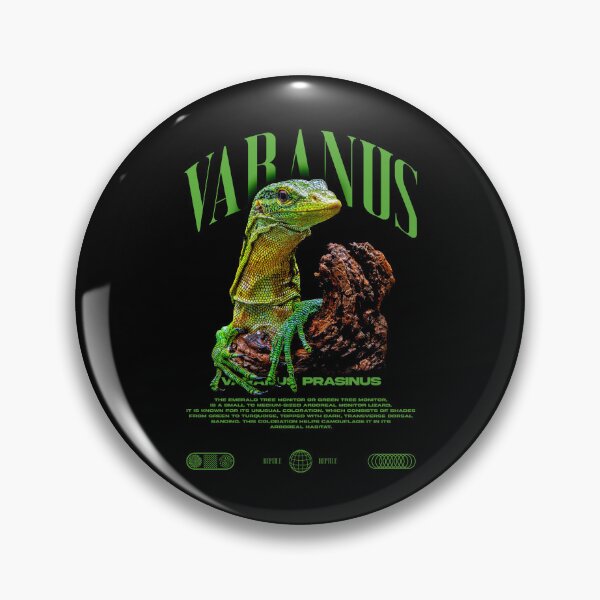 Item preview, Green Tree Monitor Modern Reptile Keeper Streetwear designed and sold by JRRTs.