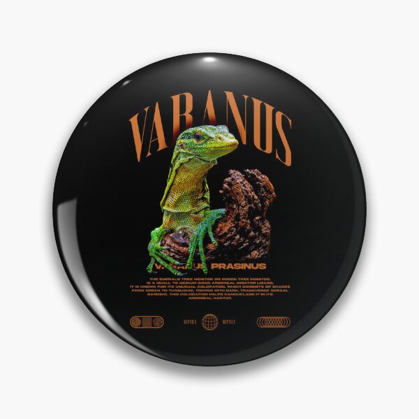Item preview, Green Tree Monitor Modern Reptile Keeper Streetwear designed and sold by JRRTs.