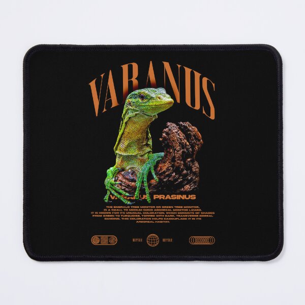 Item preview, Green Tree Monitor Modern Reptile Keeper Streetwear designed and sold by JRRTs.