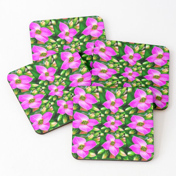 Item preview, Pink Tropical Flowers Pattern designed and sold by Patternflower.