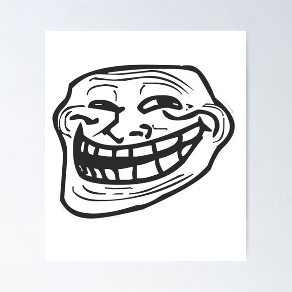 Ninja Troll Face Posters for Sale | Redbubble
