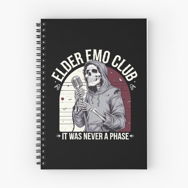 Item preview, Elder Emo Club It Was Never A Phase - This is the perfect gift for any elder emo who still lives and breathes pop-punk, alternative rock, and gothic aesthetics, proving that it was never just a phase! designed and sold by ZyziowskyArt.