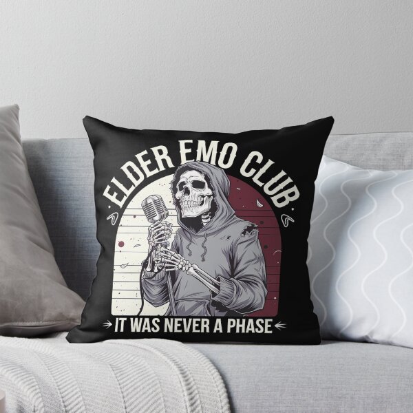 Item preview, Elder Emo Club It Was Never A Phase - This is the perfect gift for any elder emo who still lives and breathes pop-punk, alternative rock, and gothic aesthetics, proving that it was never just a phase! designed and sold by ZyziowskyArt.