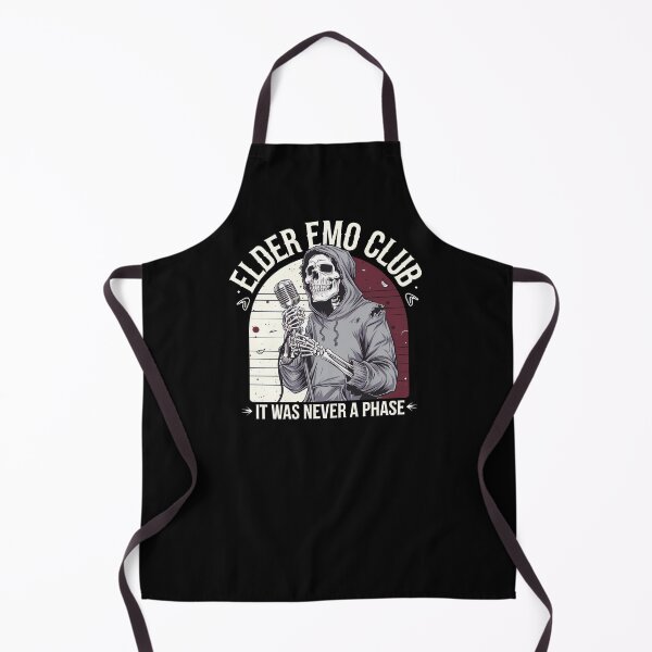Item preview, Elder Emo Club It Was Never A Phase - This is the perfect gift for any elder emo who still lives and breathes pop-punk, alternative rock, and gothic aesthetics, proving that it was never just a phase! designed and sold by ZyziowskyArt.