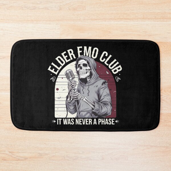 Item preview, Elder Emo Club It Was Never A Phase - This is the perfect gift for any elder emo who still lives and breathes pop-punk, alternative rock, and gothic aesthetics, proving that it was never just a phase! designed and sold by ZyziowskyArt.