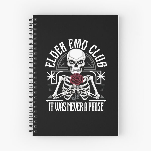 Item preview, Elder Emo Club It Was Never A Phase - This is the perfect gift for any elder emo who still lives and breathes pop-punk, alternative rock, and gothic aesthetics, proving that it was never just a phase! designed and sold by ZyziowskyArt.