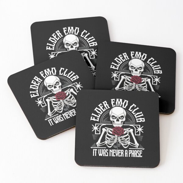 Item preview, Elder Emo Club It Was Never A Phase - This is the perfect gift for any elder emo who still lives and breathes pop-punk, alternative rock, and gothic aesthetics, proving that it was never just a phase! designed and sold by ZyziowskyArt.