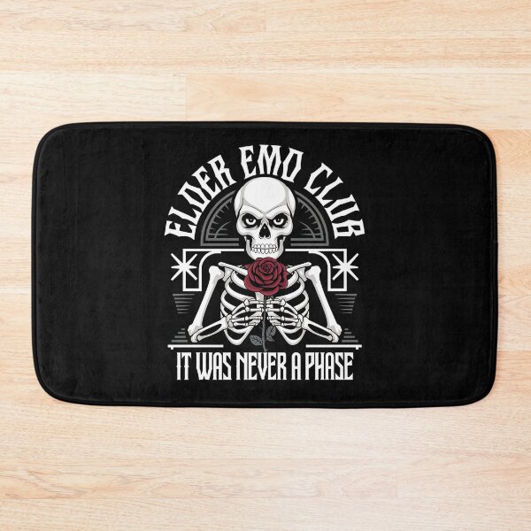 Item preview, Elder Emo Club It Was Never A Phase - This is the perfect gift for any elder emo who still lives and breathes pop-punk, alternative rock, and gothic aesthetics, proving that it was never just a phase! designed and sold by ZyziowskyArt.
