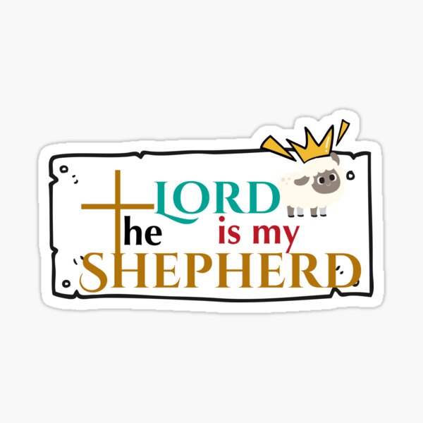 Item preview, The Lord is my Shepherd designed and sold by BlessedHandsDesigns.