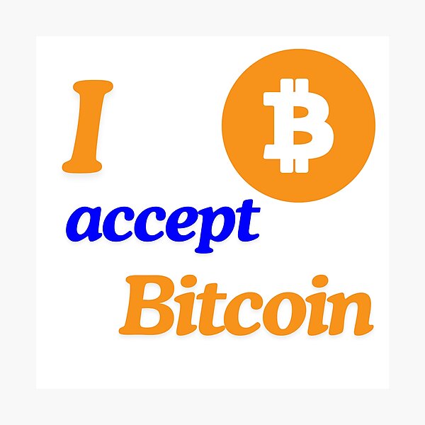 Artikel-Vorschau von Ich akzeptiere Bitcoin – Merch pre kryptonadšencov, designt und verkauft von PrintyChill.