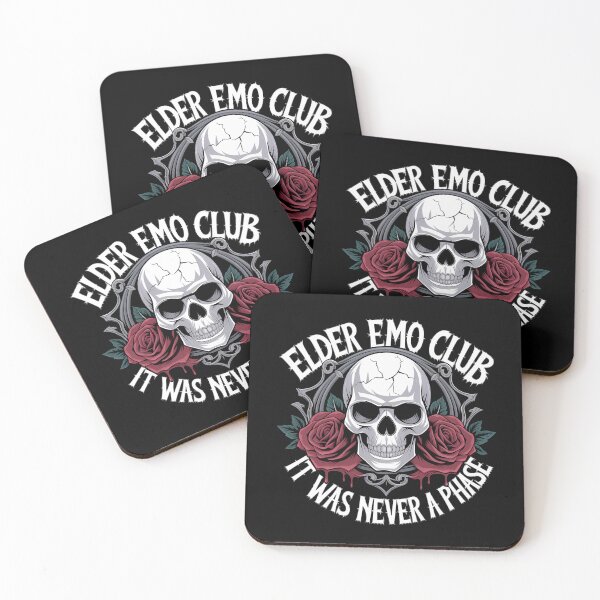Item preview, Elder Emo Club It Was Never A Phase - This is the perfect gift for any elder emo who still lives and breathes pop-punk, alternative rock, and gothic aesthetics, proving that it was never just a phase! designed and sold by ZyziowskyArt.