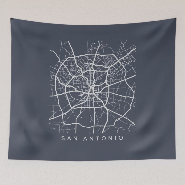 Item preview, San Antonio TX Minimalist City Street Map Light Design designed and sold by Andrewkgolf.