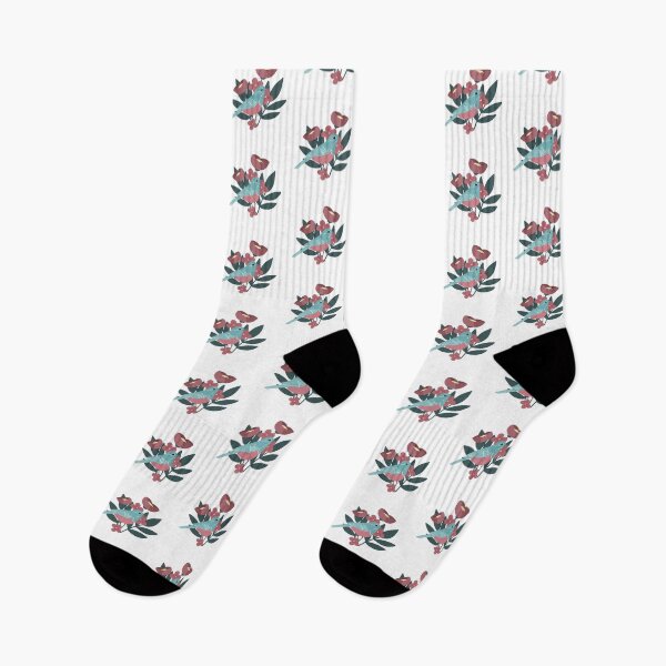 Item preview, bird and flowers soft colors designed and sold by SYLVIE TERRIER.