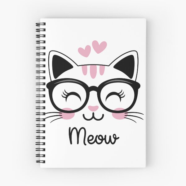 Item preview, Adorable Smart Kitty with Glasses designed and sold by StomirDesign.