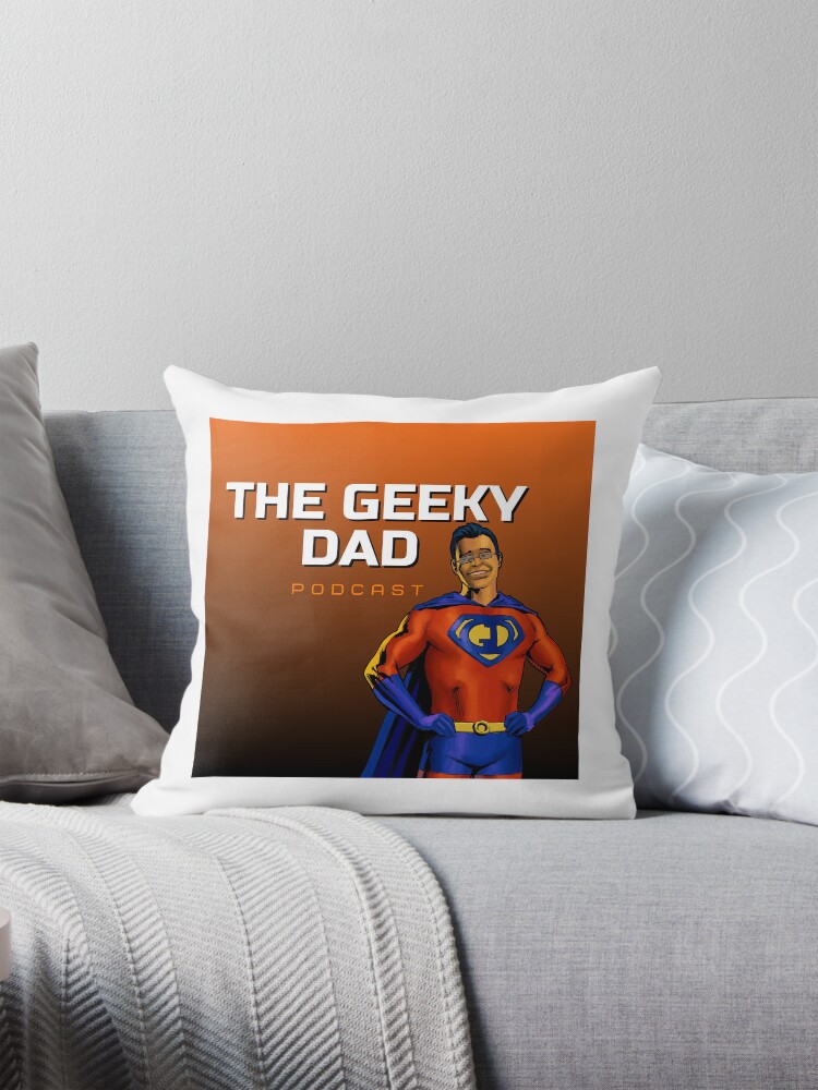 Thumbnail 1 of 4, Pillow, THE Geeky Dad Podcast designed and sold by TheGeekyDad.