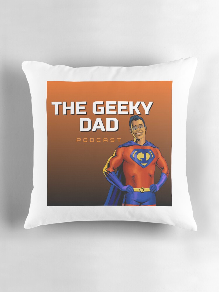 Thumbnail 3 of 4, Pillow, THE Geeky Dad Podcast designed and sold by TheGeekyDad.