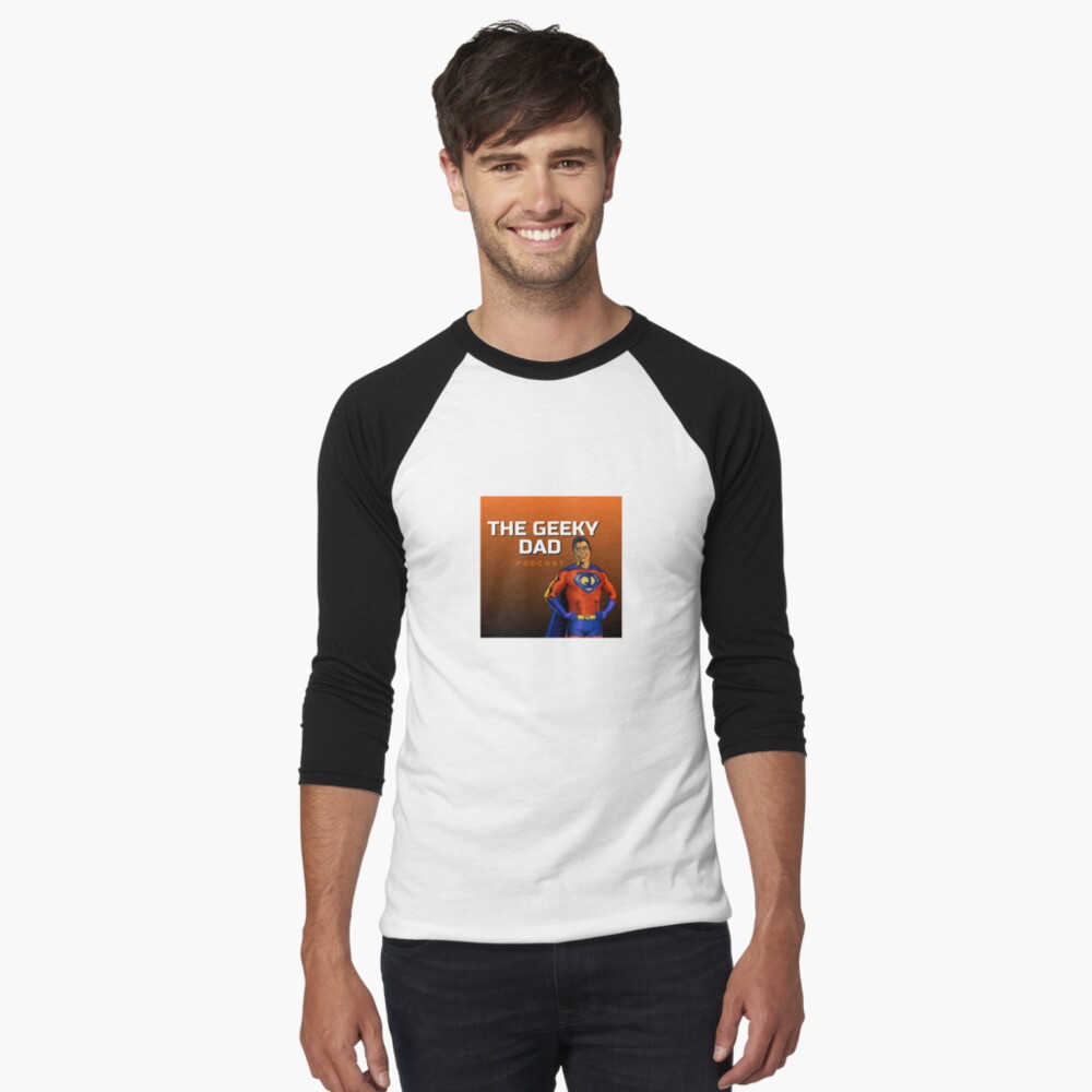 Item preview, Baseball ¾ Sleeve T-Shirt designed and sold by TheGeekyDad.