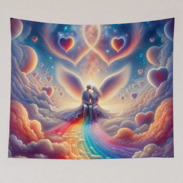 Item preview, Love in the Rainbow Clouds designed and sold by M-Y-A-R-T-.
