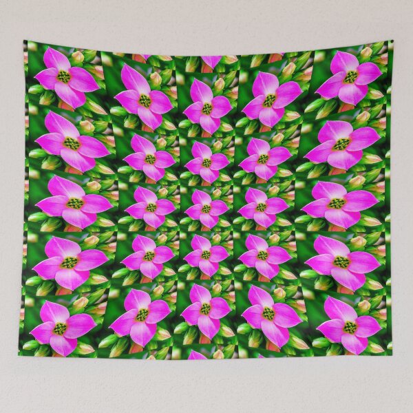 Item preview, Pink Tropical Flowers Pattern designed and sold by Patternflower.