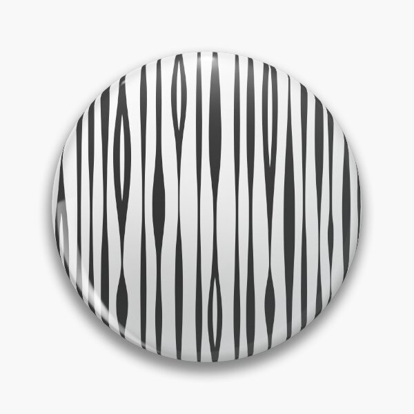 Item preview, Black and white abstract wavy stripes designed and sold by Irina-Tsaran.