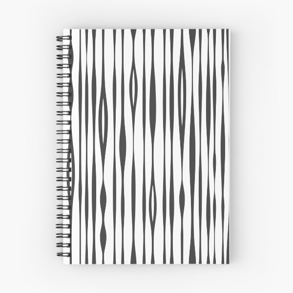 Item preview, Black and white abstract wavy stripes designed and sold by Irina-Tsaran.