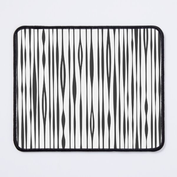 Item preview, Black and white abstract wavy stripes designed and sold by Irina-Tsaran.