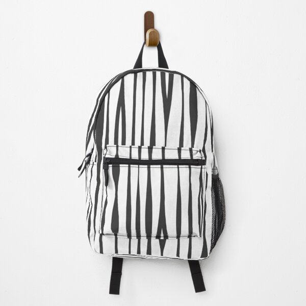 Item preview, Black and white abstract wavy stripes designed and sold by Irina-Tsaran.