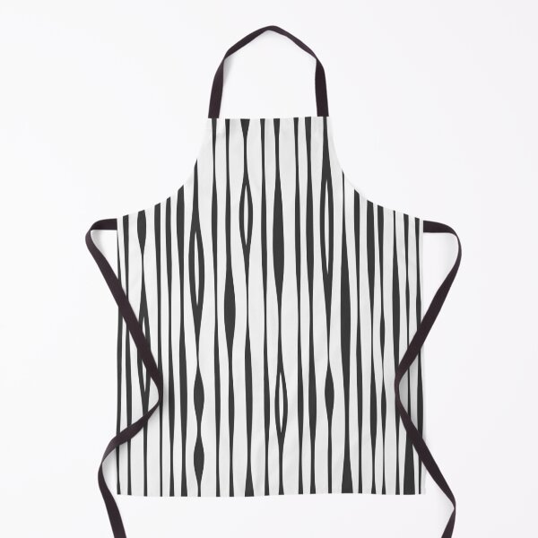 Item preview, Black and white abstract wavy stripes designed and sold by Irina-Tsaran.