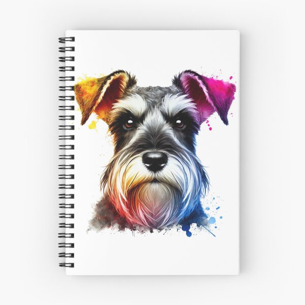 Item preview, Schnauzer Watercolor Portrait  designed and sold by MaedK.