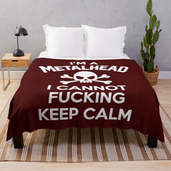 Item preview, I'M A METALHEAD, I CANNOT FUCKING KEEP CALM designed and sold by 123ks.