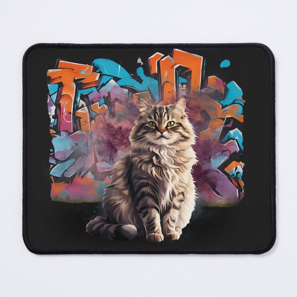 Item preview, Urban Street Cat And Graffiti Art Feline Vibes designed and sold by Angellacelin.