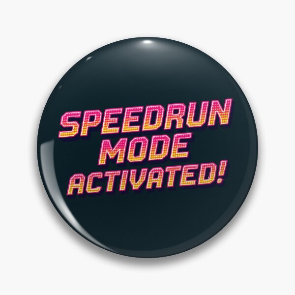 Item preview, Speedrun Mode Activated: Retro Pixel Screen designed and sold by Jollys-ArtShop.