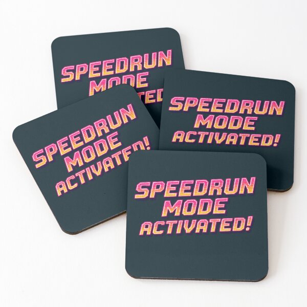 Item preview, Speedrun Mode Activated: Retro Pixel Screen designed and sold by Jollys-ArtShop.