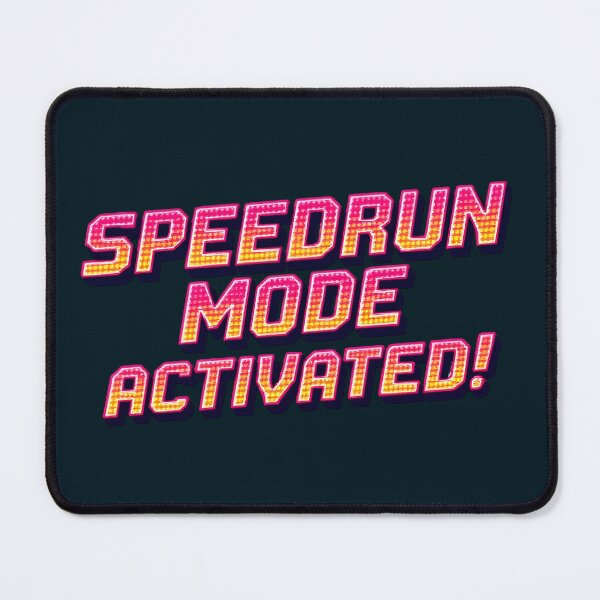 Item preview, Speedrun Mode Activated: Retro Pixel Screen designed and sold by Jollys-ArtShop.