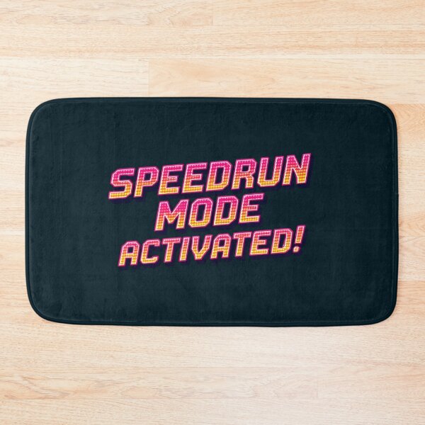 Item preview, Speedrun Mode Activated: Retro Pixel Screen designed and sold by Jollys-ArtShop.