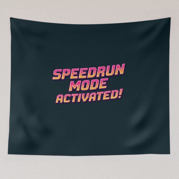 Item preview, Speedrun Mode Activated: Retro Pixel Screen designed and sold by Jollys-ArtShop.
