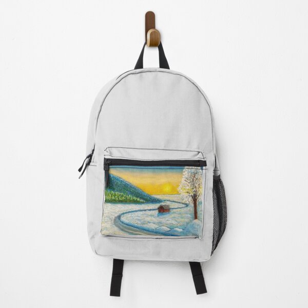 Item preview, Winter Landscape Painting - Impressionism designed and sold by Sky-99.