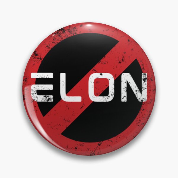 Item preview, Anti Elon Stop sign - Tesla Bumper designed and sold by ChataMaroon.