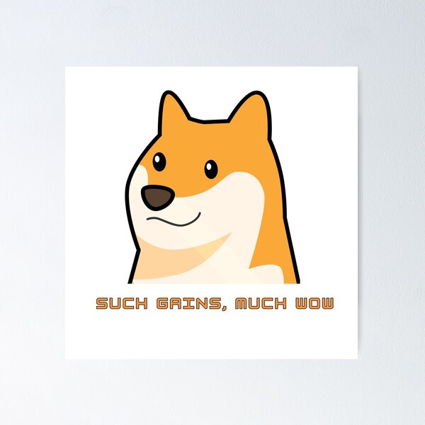 Artikel-Vorschau von Dogecoin-Meme – Solche Gewinne, so viel Wow, designt und verkauft von PrintyChill.