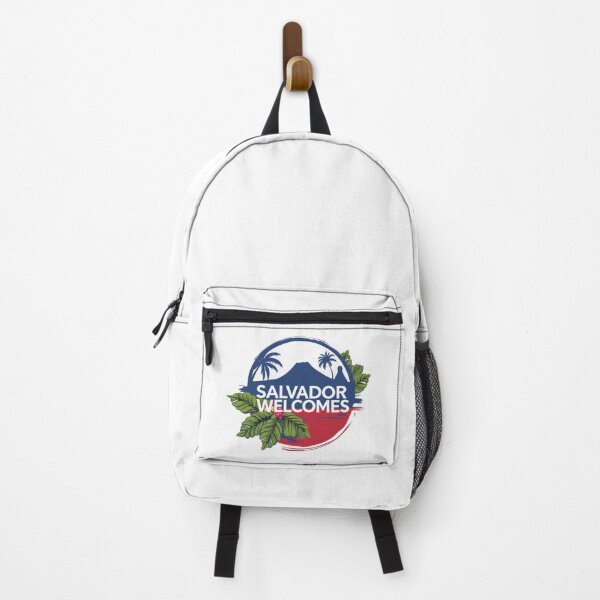 Item preview, Salvador Welcomes Flag Map San Salvador, Izalco volcano designed and sold by AnimalsDH305.