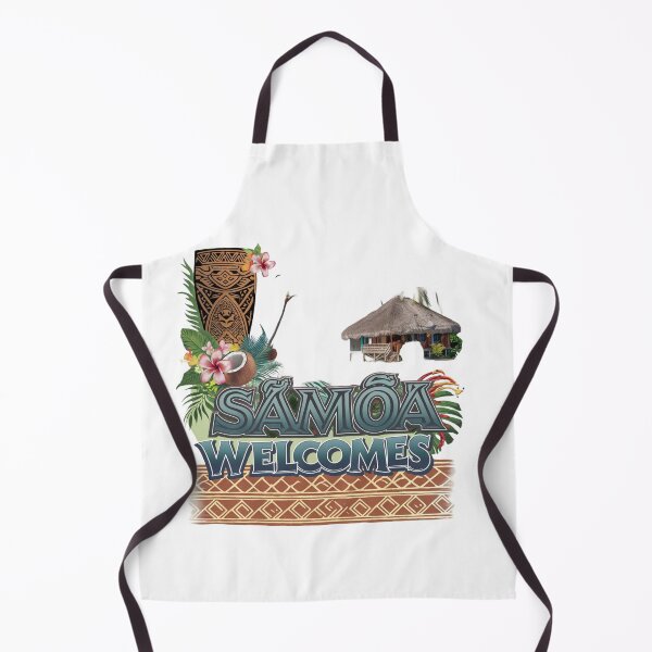 Item preview, Samoa Welcomes Flag Map Apia, Upolu, Savai'i, Togitogiga designed and sold by AnimalsDH305.