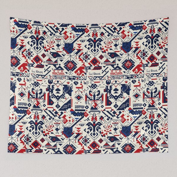Aperçu de l'œuvre Motifs traditionnels des steppes avec des motifs géométriques créée et vendue par Piotrek0001.