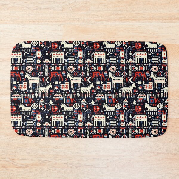 Item preview, Stylized horses in Mongolian folk art design designed and sold by Piotrek0001.