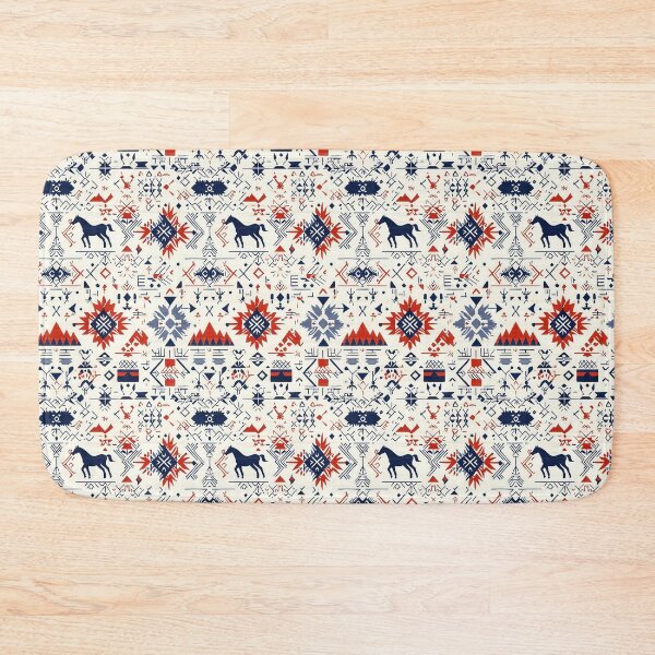 Item preview, Ethnic steppe-inspired artwork with bold colors designed and sold by Piotrek0001.
