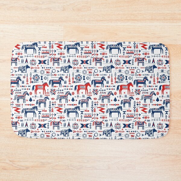 Item preview, Dynamic horse illustrations in folk style designed and sold by Piotrek0001.
