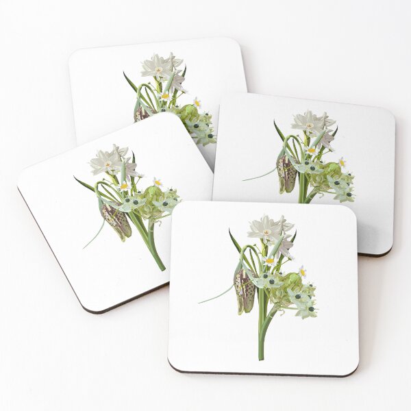 Item preview, Sprind bouquet with daffodil, star-of-Bethlehem, or grass lily (Ornithogalum umbellatum) flowers. designed and sold by MatyKotiv.